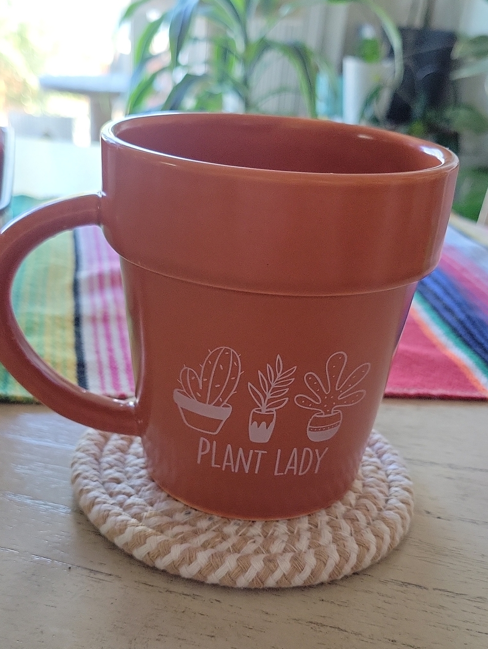 Plant Lady Terracotta Ceramic Mug